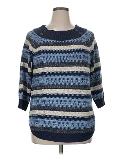 Pre-owned Westport Pullover Sweater In Blue