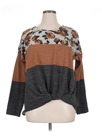 Pre-owned Westport Pullover Sweater In Brown