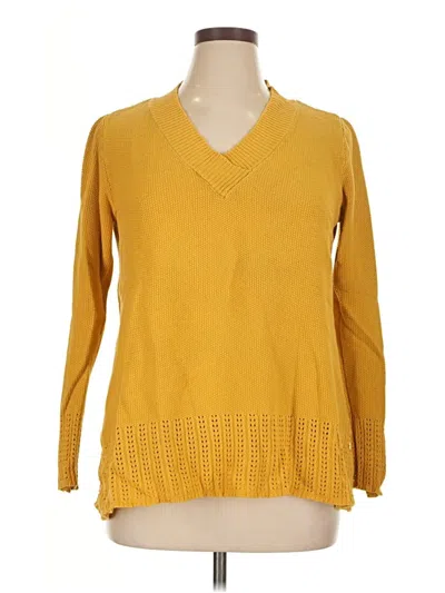Pre-owned Westport Pullover Sweater In Yellow