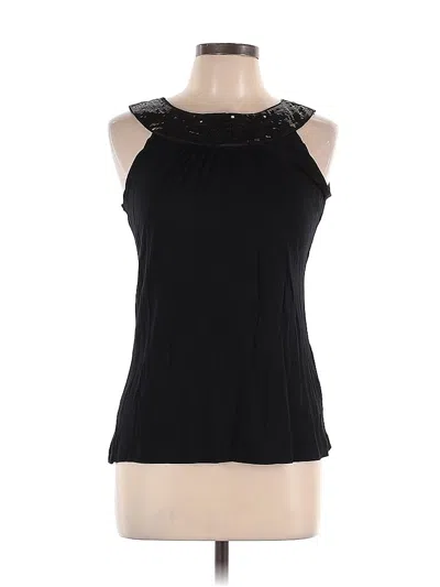 Pre-owned Westport Sleeveless Blouse In Black