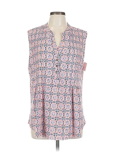 Pre-owned Westport Sleeveless Blouse In Pink
