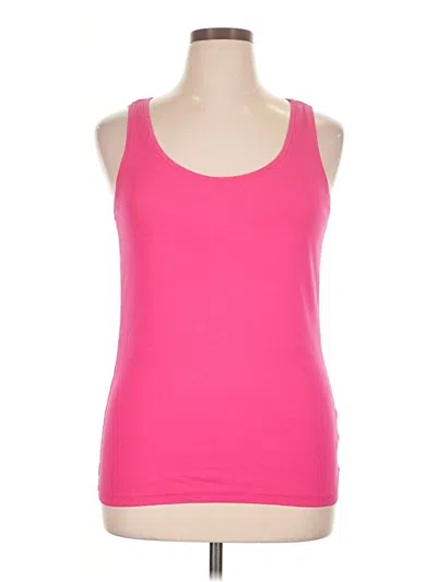 Pre-owned Westport Tank Top Pink Halter Neckline Tops