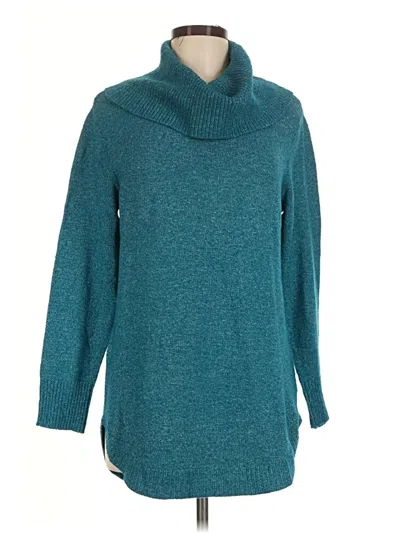 Pre-owned Westport Turtleneck Sweater In Teal