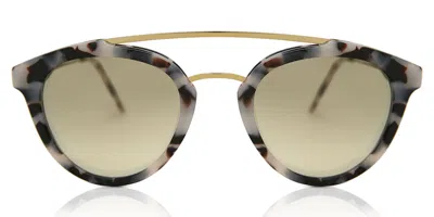 Westward Leaning Double Bridge 01 Women's Sunglasses  Size 51 In Brown