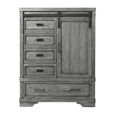 Westwood Design Foundry 5-drawer Chest In Gray