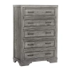 Westwood Design Foundry 5-drawer Chest In Gray