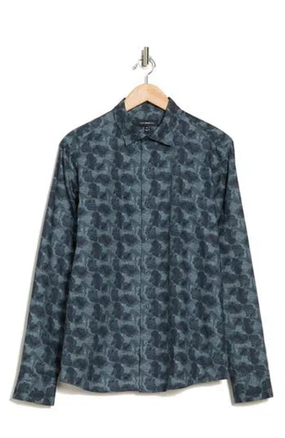 Westzeroone Ciel Button-up Shirt In Teal
