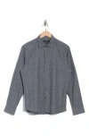 Westzeroone Colby Twill Button-up Shirt In Cannon