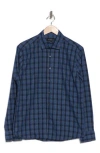 Westzeroone Conway Button-up Shirt In Navy