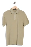 Westzeroone Fasial Cotton Polo In Laurel Oak