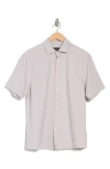 Westzeroone Fratter Short Sleeve Organic Cotton Button-up Shirt