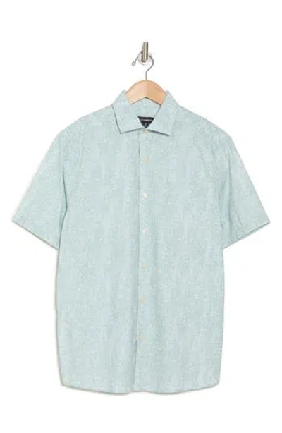 Westzeroone Hugo Short Sleeve Cotton Button-up Shirt