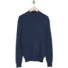 Westzeroone Neige Half Zip Pullover In Navy