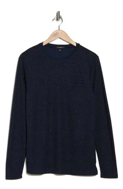 Westzeroone Rhein Long Sleeve T-shirt In Dark Caspian
