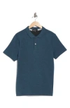 Westzeroone Rick Short Sleeve Polo In Blue