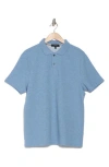 Westzeroone Rick Short Sleeve Polo In Dover Blue