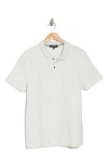 Westzeroone Rick Short Sleeve Polo In Light Grey