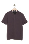 Westzeroone Rick Short Sleeve Polo In Winter Purple
