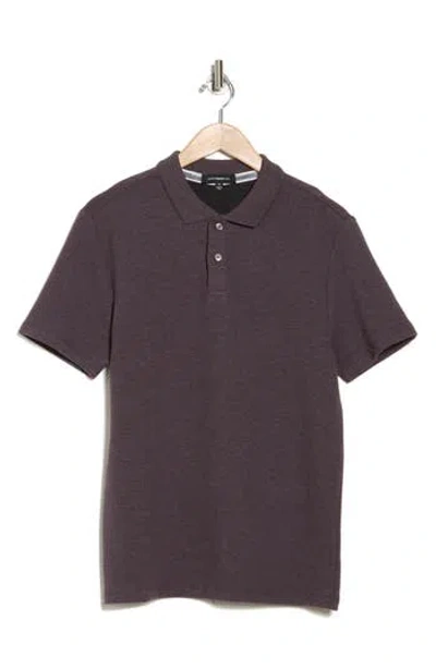 Westzeroone Rick Short Sleeve Polo In Winter Purple