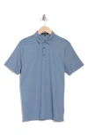 Westzeroone River Valley Polo In Blue Fin