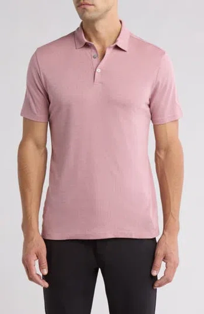 Westzeroone River Valley Polo In Coral