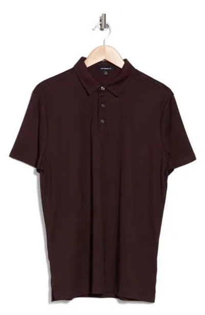Westzeroone River Valley Polo In Fall Berry