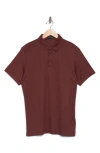 Westzeroone River Valley Polo In Rum Raisin