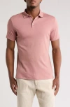 Westzeroone River Valley Polo In Shadow Coral