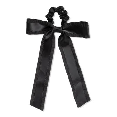 Wet Brush Iridescence Icon Ruffle Bow Scrunchie