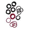 Wet Brush Reclaimed Boho Nylon Hair Elastics - Berry & Black