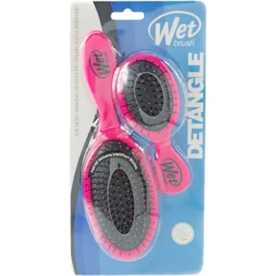 Wet Brush Wet Detangler Brush Set In White