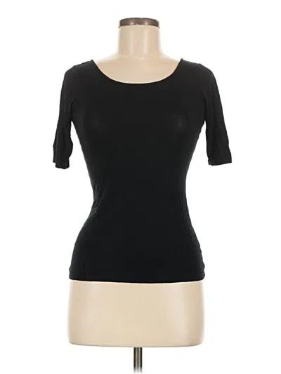 Pre-owned Wet Seal 3/4 Sleeve T-shirt In Black