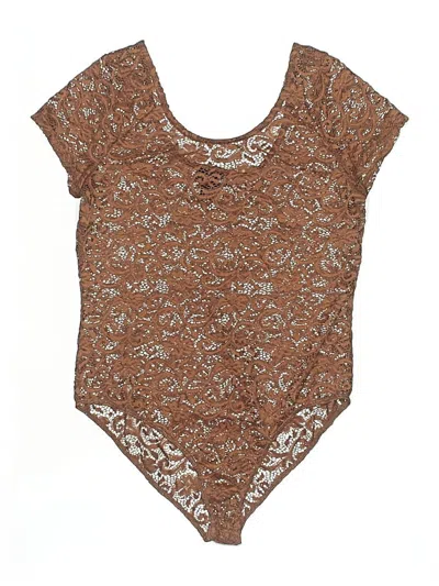 Pre-owned Wet Seal Bodysuit In Brown