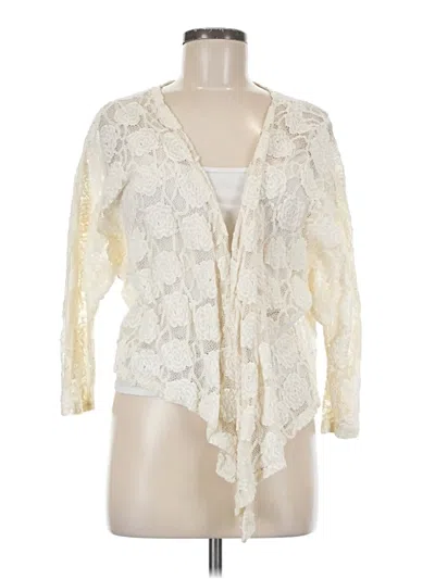 Pre-owned Wet Seal Cardigan Sweater In White