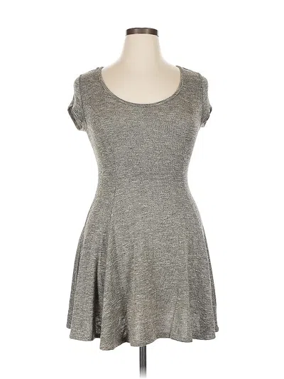 Pre-owned Wet Seal Casual Dress In Gray