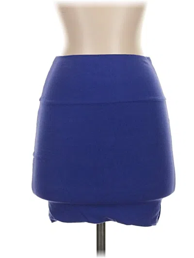 Pre-owned Wet Seal Casual Skirt In Blue