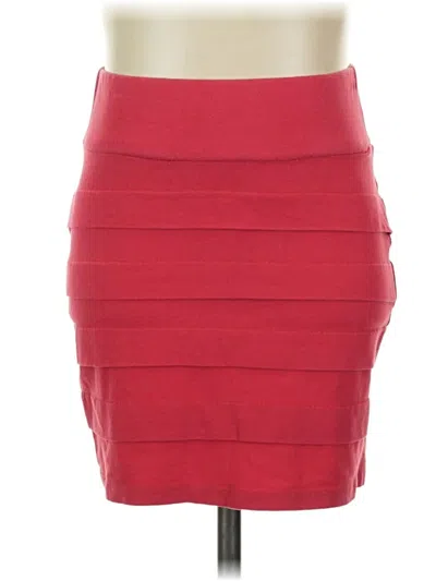 Pre-owned Wet Seal Casual Skirt In Red