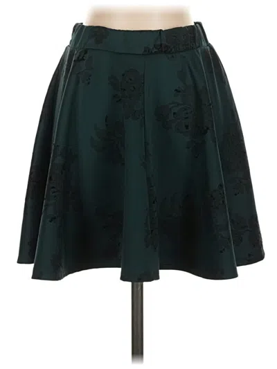 Pre-owned Wet Seal Formal Skirt In Green