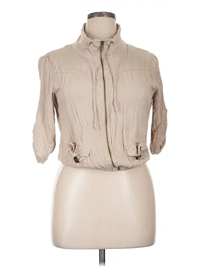 Pre-owned Wet Seal Jacket In Tan
