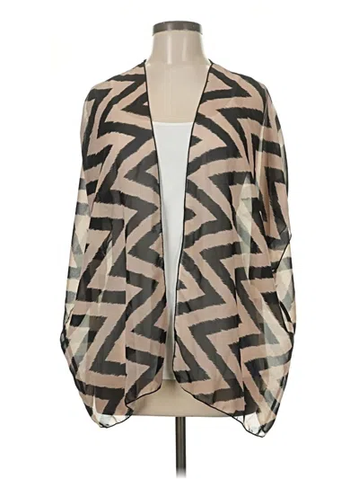 Pre-owned Wet Seal Kimono In Brown