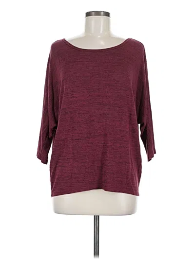 Pre-owned Wet Seal Pullover Sweater In Burgundy
