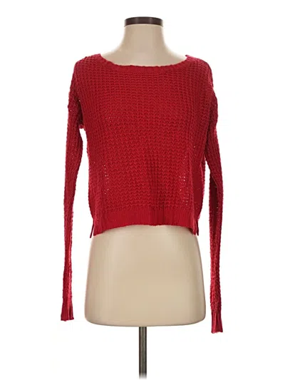Pre-owned Wet Seal Pullover Sweater In Red