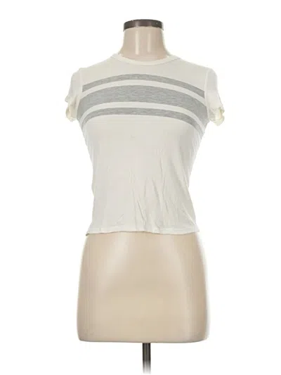 Pre-owned Wet Seal Short Sleeve T-shirt In White