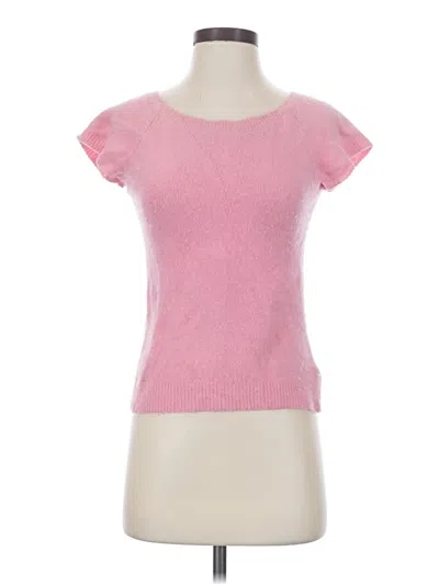 Pre-owned Wet Seal Short Sleeve Turtleneck In Pink