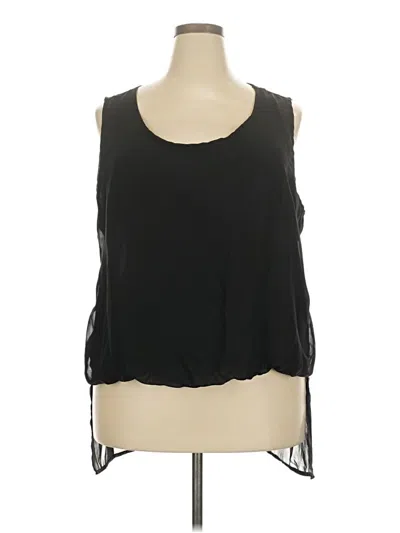 Pre-owned Wet Seal Sleeveless Blouse In Black