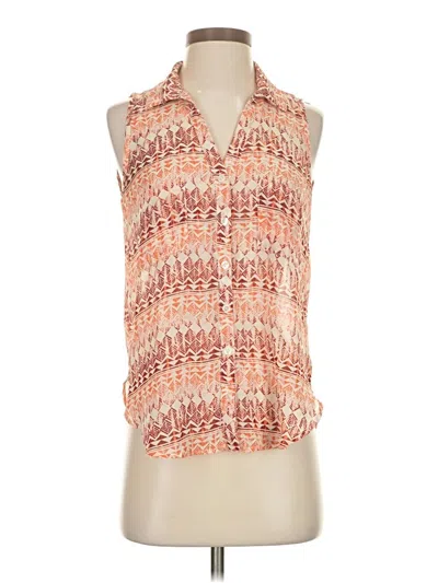 Pre-owned Wet Seal Sleeveless Blouse In Orange