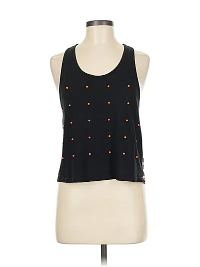 Pre-owned Wet Seal Sleeveless Top Black Halter Neckline Tops