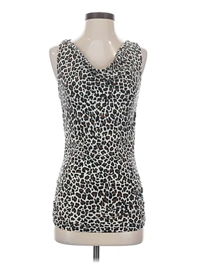 Pre-owned Wet Seal Sleeveless Top Silver Halter Neckline Tops