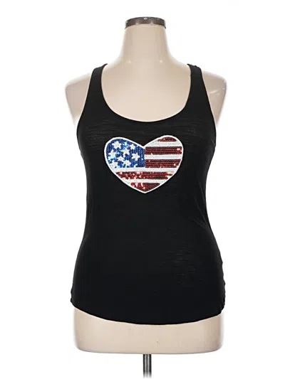 Pre-owned Wet Seal Tank Top Black Halter Neckline Tops