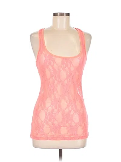 Pre-owned Wet Seal Tank Top Pink Halter Neckline Tops